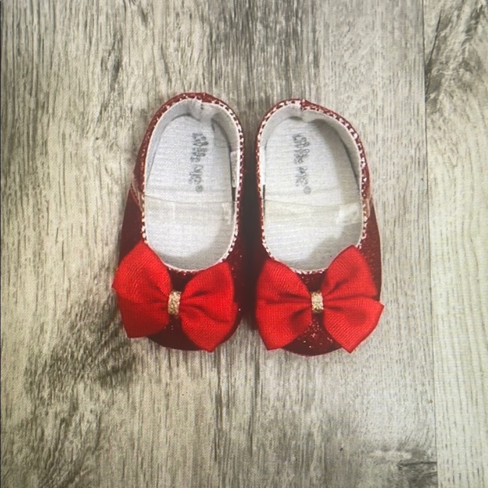 Red Bow Kids Shoes